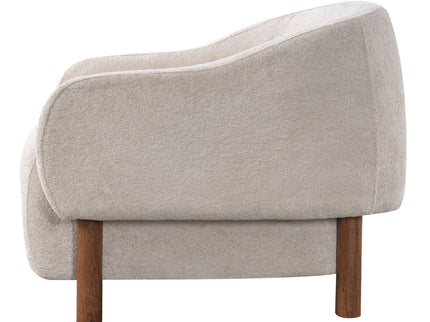 Modern Accent Chair With Recessed Arms And Tight Back