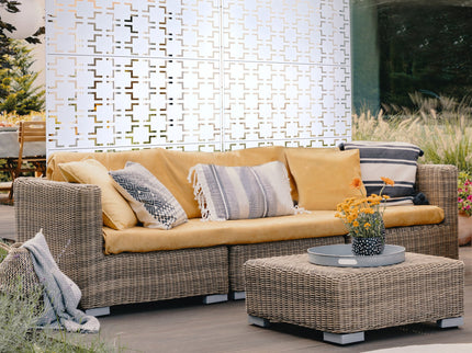 Outdoor & Indoor Metal Privacy Freestanding Decorative Screen