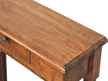 Turned Legs Drawer Console Table