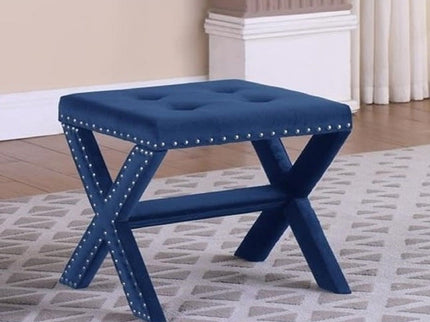 Upholstered Accent Bench With Nailhead Trim
