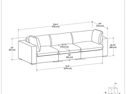Jasmine - Handcrafted Sofa