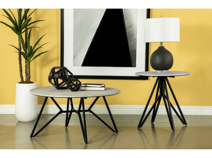 Hadi - Round End Industrial Design With Round Shape - Gray
