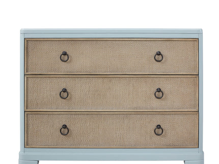Panel Bedroom Set With 3 Drawer Nightstand, Casual Dresser, Cane Mirror, 3 Drawer Cane Front Chest And Bench