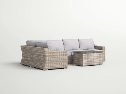 Stylish Sofa Seating Group With Cushions Perfect For Outdoor Gatherings