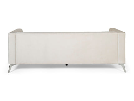 Contemporary 3 Seater Sofa With Button Tufting