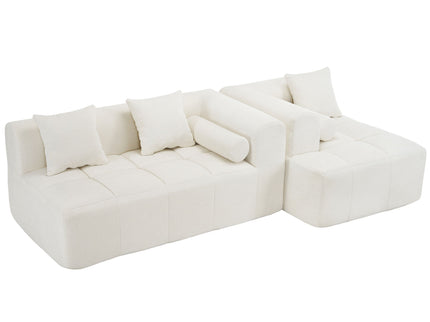 Sectional Free Combined Sofa With 2 Side Pockets