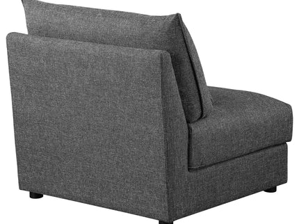 Wakefield - Upholstered Armless Slipper Chair - Black
