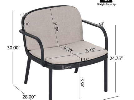 Luna - Outdoor Club Chair (Set of 2)