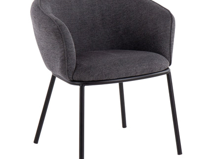 Ashland - Contemporary Chair - Black / Charcoal