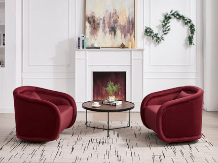 Swivel Accent Chair With 360 Degree Rotating