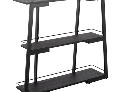 Converge - Industrial Bookcase - Black