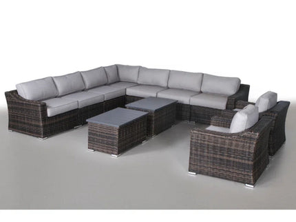 Stylish Sofa Seating Group With Cushions Perfect For Outdoor Gatherings