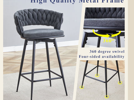Modern Swivel Chair For Bar High Tables