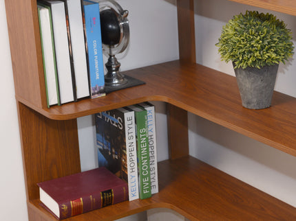 L-Shaped Corner Bookshelf