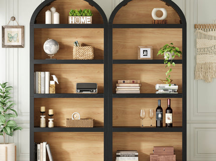 Freestanding Tall Bookshelves (Set of 2)