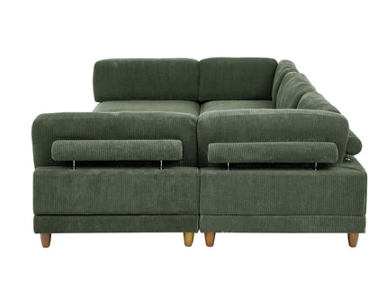 Modern Modular Sectional With Adjustable Back Support