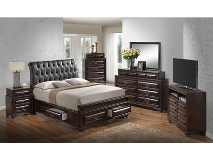 Storage Bed Elegant Transitional
