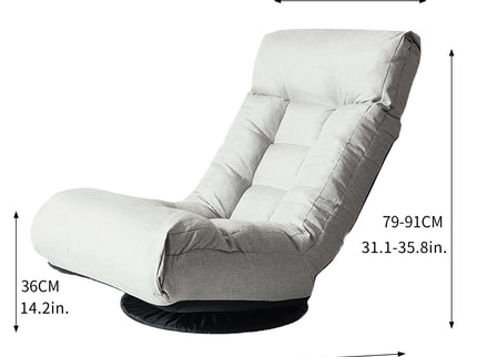 Adjustable Japanese Reclining Floor Chair Sofa With Metal Frame For Living Room