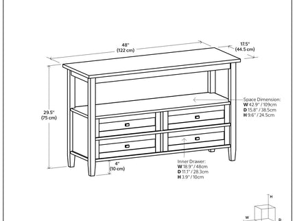 Warm Shaker - Handcrafted Table