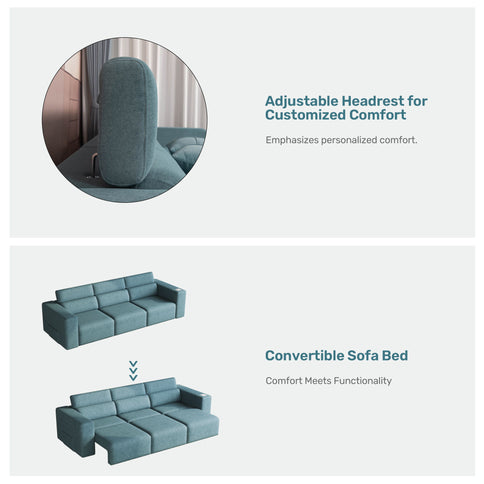 3 Seater Power Recliner Sofa With Wireless Charging And Remote Control