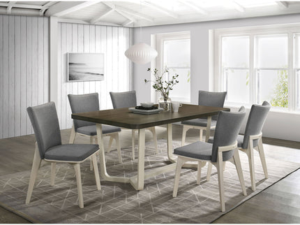Sexton - Rectangular Dining Table With Base - Brown