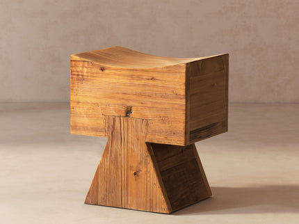 Nico - Stool Ottoman - Brown