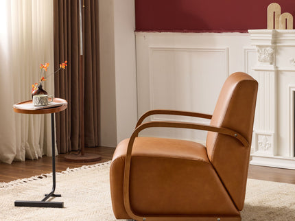 Swivel Accent Rotatable Ergonomic Single Chair For Living Room