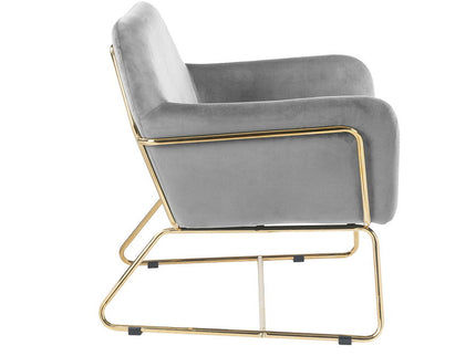 Keira - Accent Chair With Metal Base