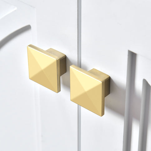 Bathroom Vanity With Sink, Freestanding Storage Cabinet With Handles, Soft Closing Doors