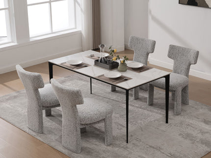 Armless Curved Back Accent Chairs