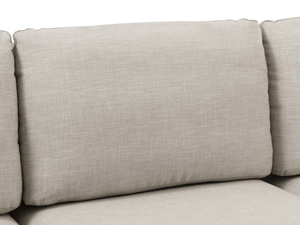 Upholstered Modular Sectional With Tall Legs, Medium Firm Seat