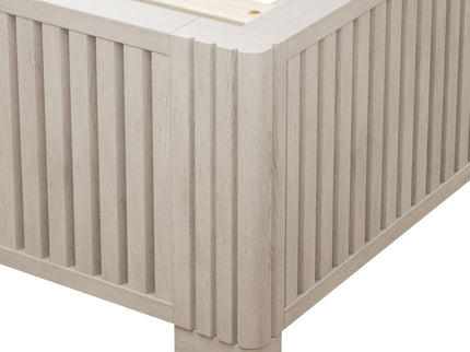 Platform Bed Frame With Headboard, Floor Standing Design