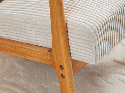 Accent Arm Chair With Pillow Upholstered