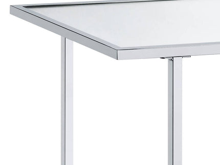 Angwin - Mirrored Faux Marble Console Table - Multi