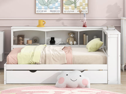 Daybed With Trundle, Storage Cabinets, USB Ports