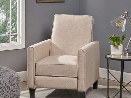 Upholstered Push Back Recliner Chair For Living Room