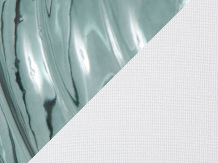 Windsor - Contemporary Table Lamp (Set of 2) - Clear Turquoise / Off White
