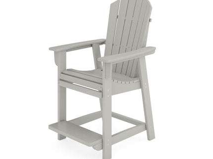 Adirondack Style Counter Chair Stylish HDPE Poly Lumber For Dining, Patio, And Garden Comfort
