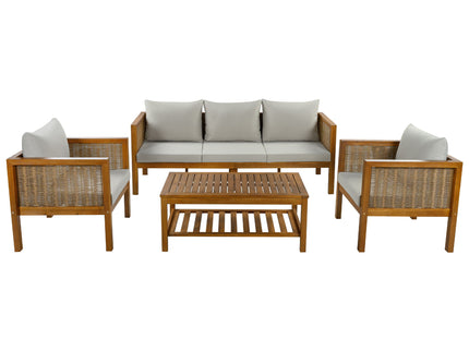 Patio Set Outdoor With Coffee Table And Cushions