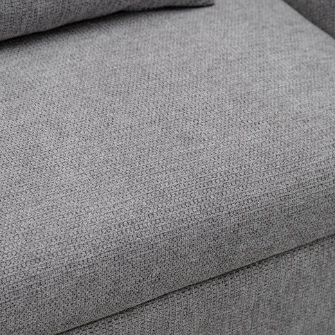 Convertible Single Chair Bed 3 In 1 Sofa With Computer Board And USB Ports - Gray