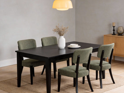 Contemporary Armless Dining Chairs (Set of 2)