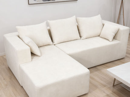 Modular Corner Sofa With Soft Fabric