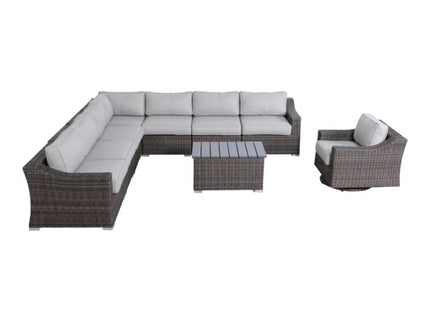 Stylish Sofa Seating Group With Cushions Perfect For Outdoor Gatherings