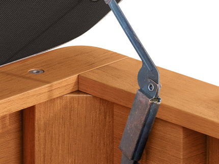 Storage Ottoman Bench For Living Room - Natural