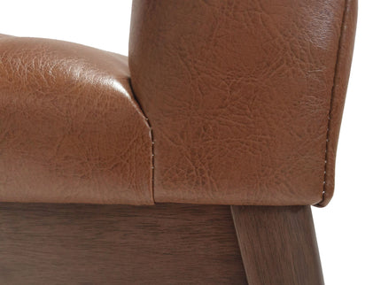 Upholstered Dining Chairs With Rubber Legs (Set of 2)