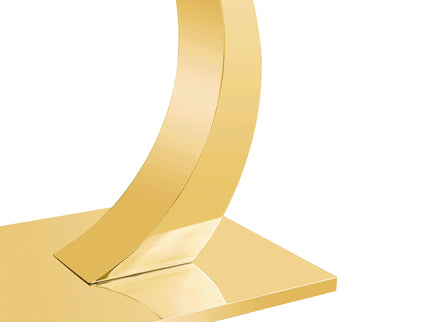 Dining Table For Living Spaces - Gold / Transparent