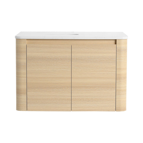 Wall Mounted Bathroom Vanity With Soft Close Door, Excluding Sink