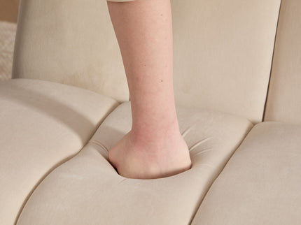 Upholstered Armless Chair For Living Room