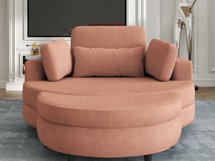 Sofa With Two Throw Pillows And A Waist Pillow With An Extra Tray For Comfortable Seating In Small Apartment Bedrooms