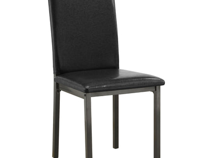 Macy - 5 Piece Dining Set - Black